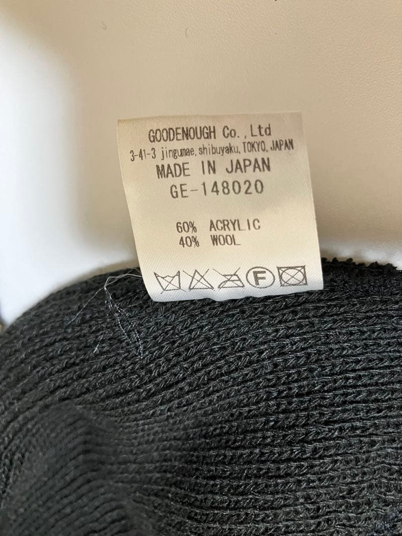 グッドイナフ　GOODENOUGH ニット帽
