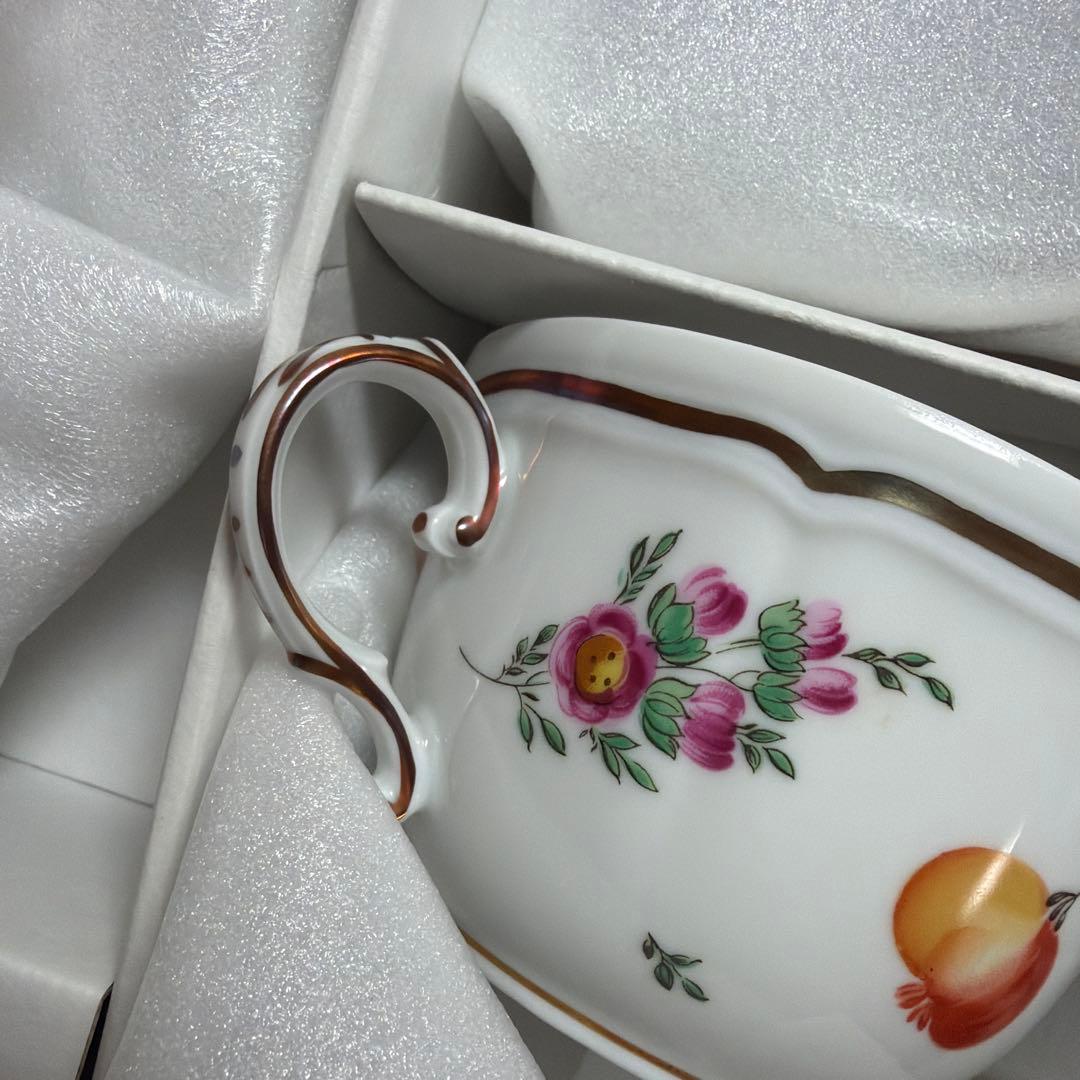 リチャードジノリ　イタリアンフルーツ　カップソーサー2客