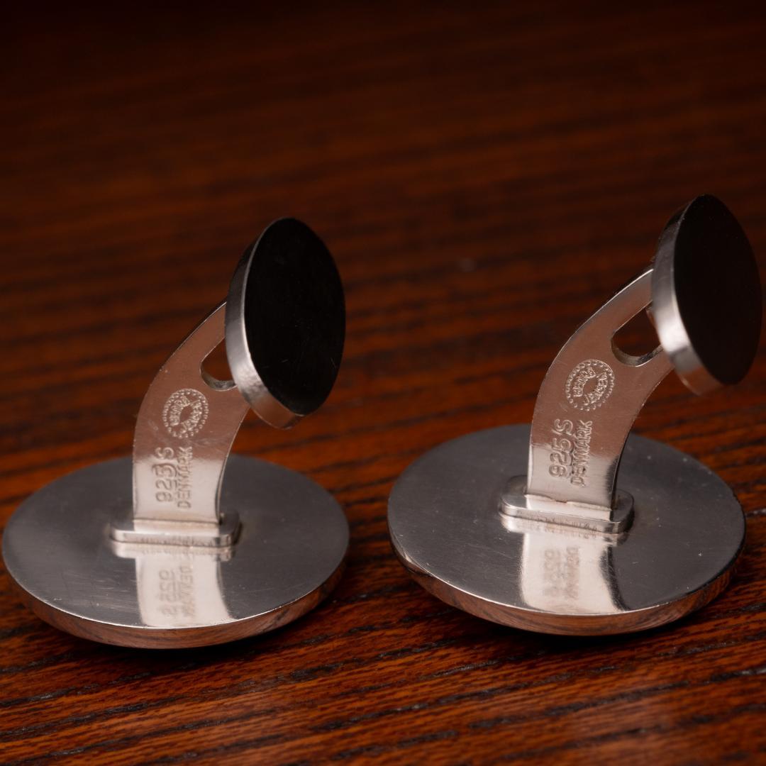  華紋 ジョージジェンセン カフリンクス シルバー925