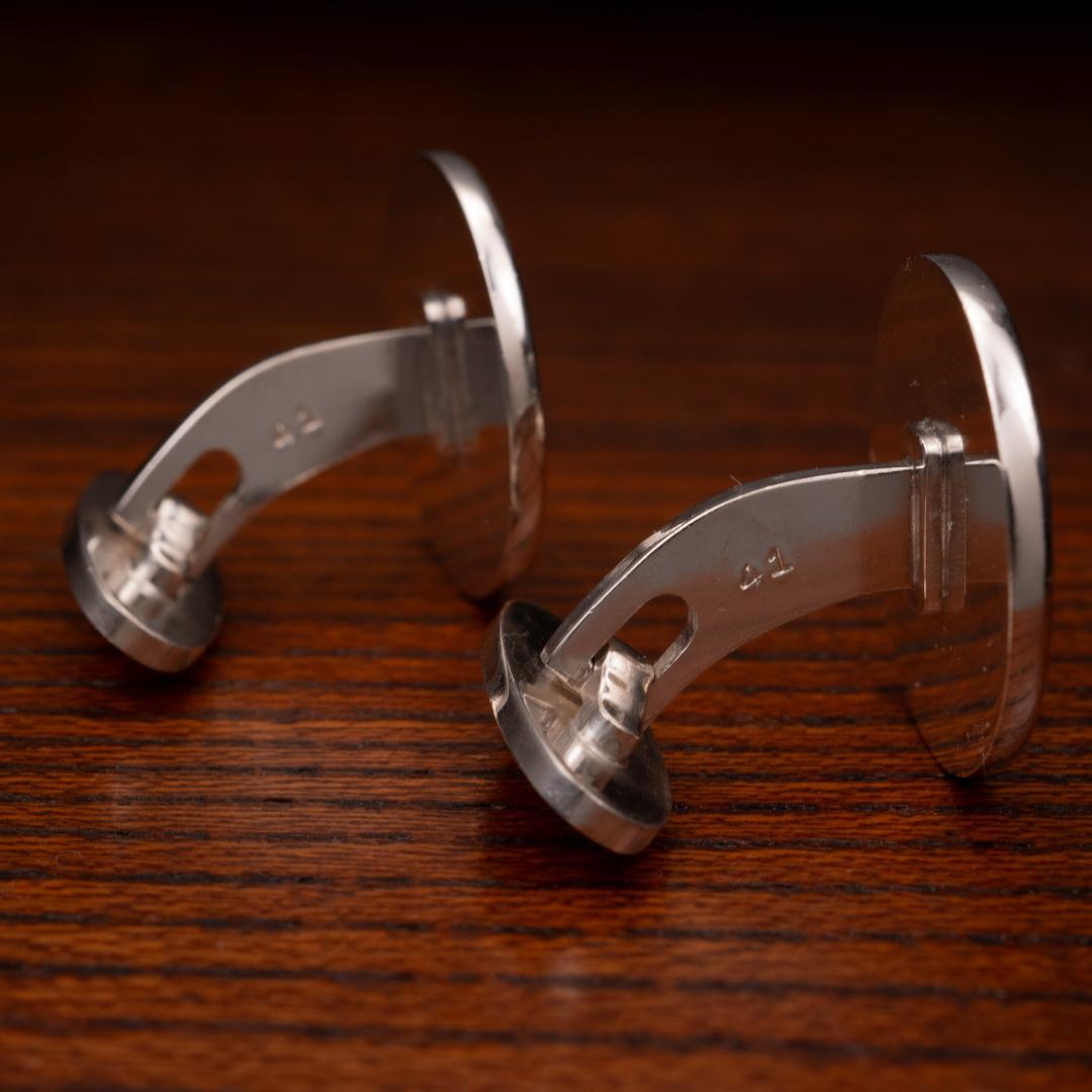  華紋 ジョージジェンセン カフリンクス シルバー925