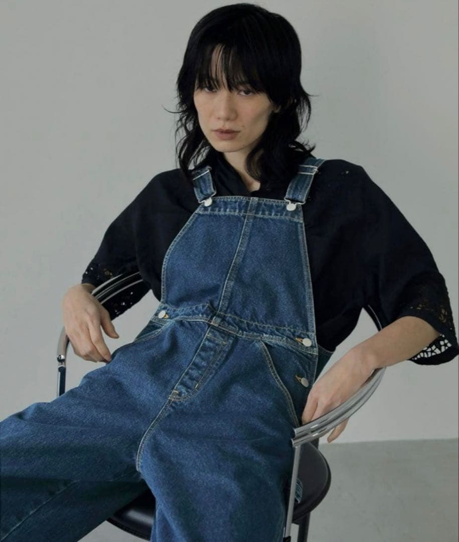 アンパンマン　アンヌーク デニムオーバーオール