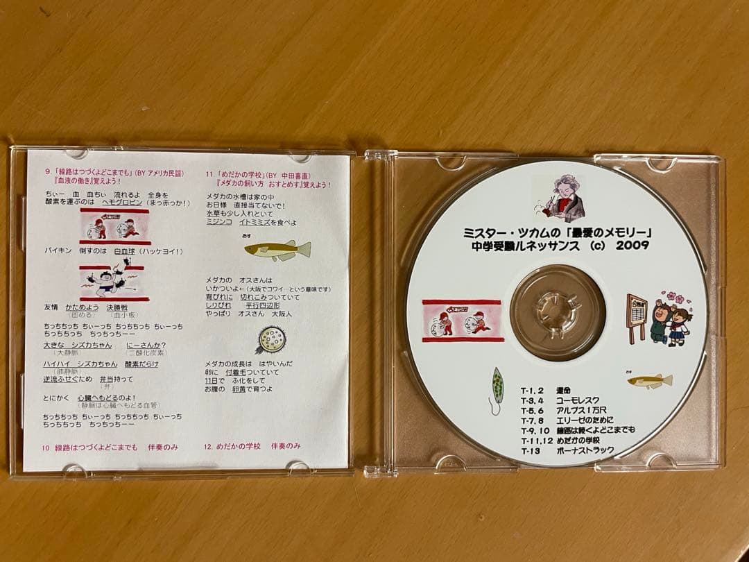 ミスター・ツカム 中学受験 理科 暗記CD 3枚セット