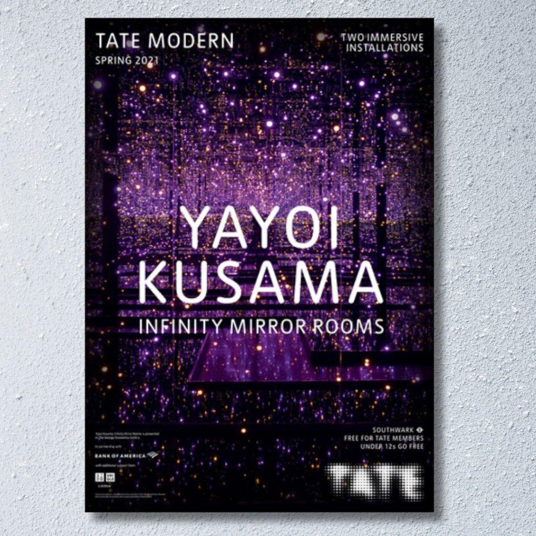 草間彌生 Tate Modern 2021 テートモダン国内未入荷正規ポスター