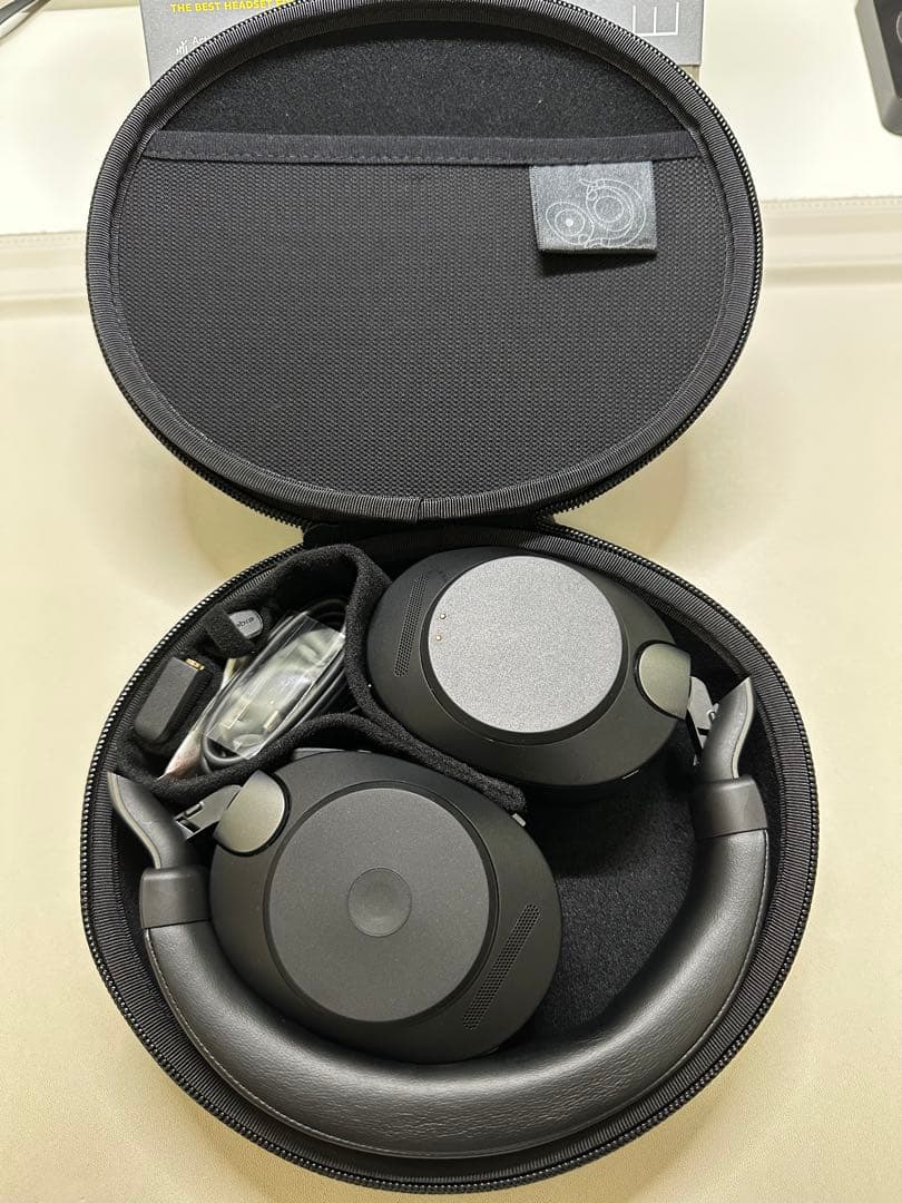 美品Jabra Evolve2 85 USB-Cヘッドホン充電スタンド付き