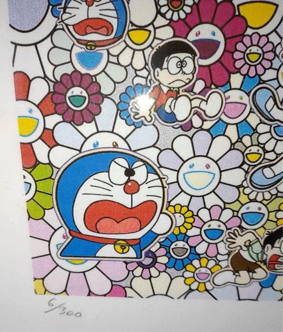 I*i様 【村上隆】ドラえもん　リトグラフ　版画　作品証明付き　何処でもドア　真