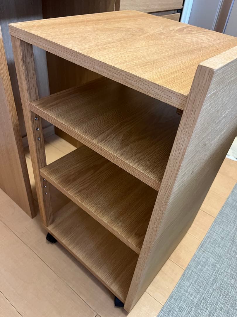 無印良品 木製カップボード・オーク材 食器棚