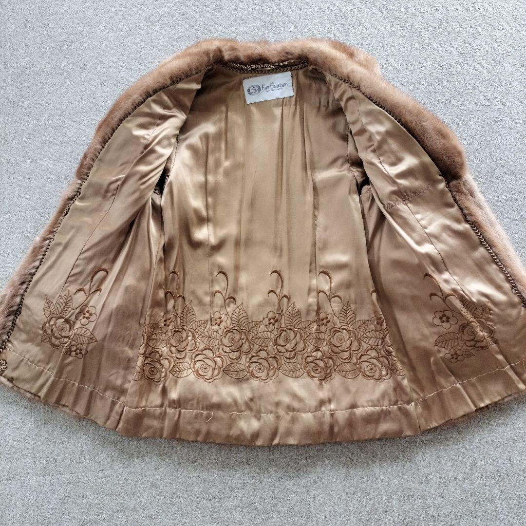 【最終値下】Fur Couture　銀座東京 ミンク毛皮コート ブラウン