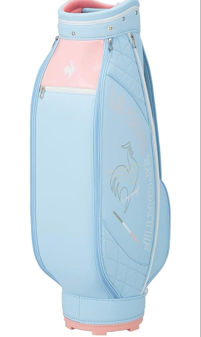 新品 ルコックLE COQ SPORTIF ゴルフ キャディバッグ ライトブルー