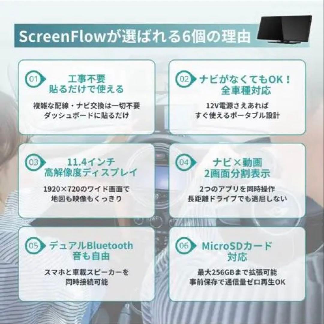 新型 ottocast オットキャスト 最新モデル「ScreenFlow」