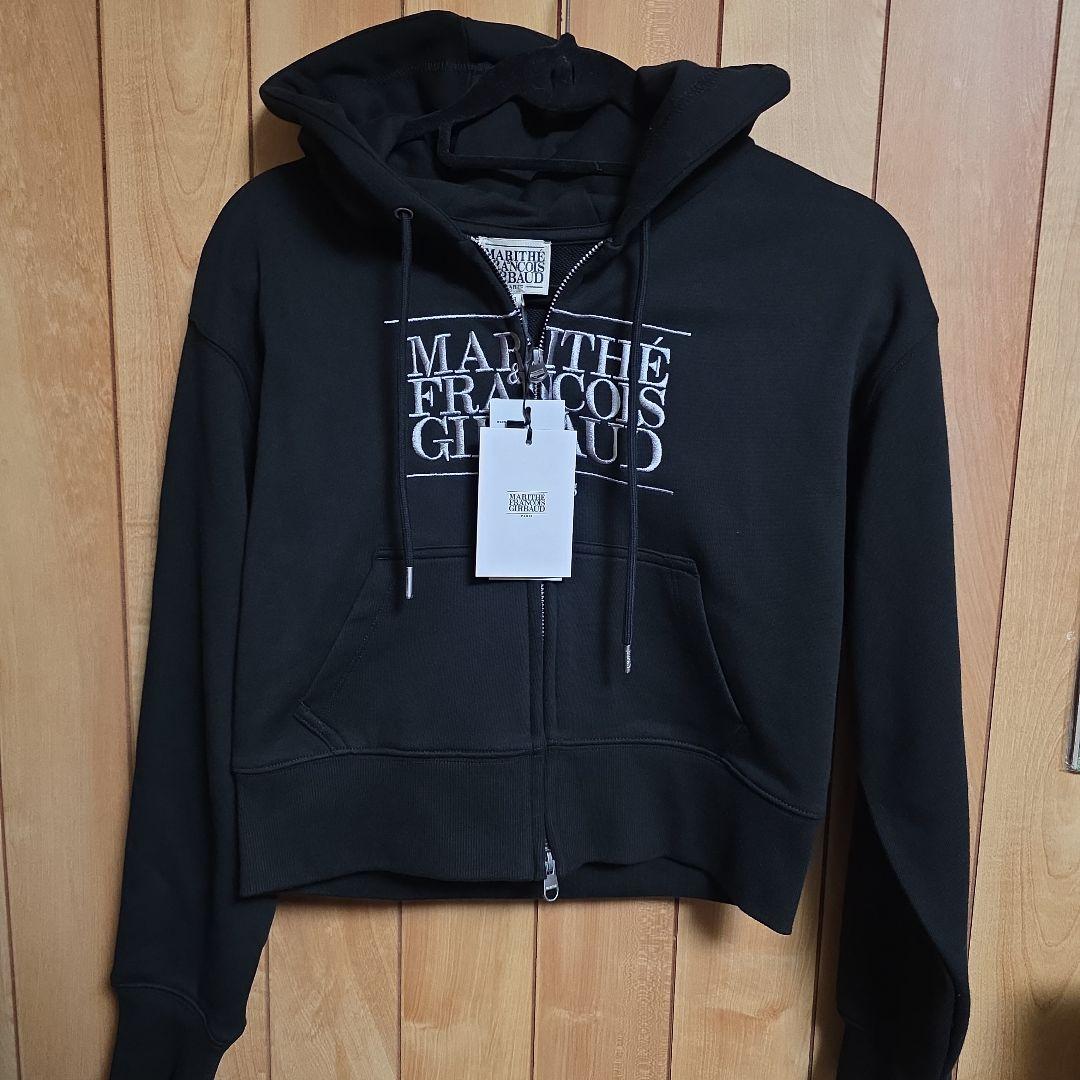 MARITHE FRANCOIS GIRBAUD ブラックパーカー M