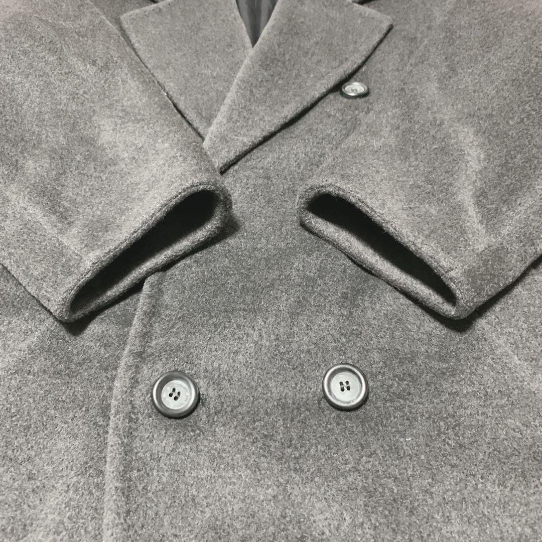 【美品】マックスマーラ 白タグ チェスターコート カシミヤ混 ロング