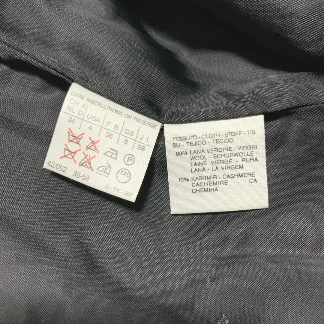 【美品】マックスマーラ 白タグ チェスターコート カシミヤ混 ロング