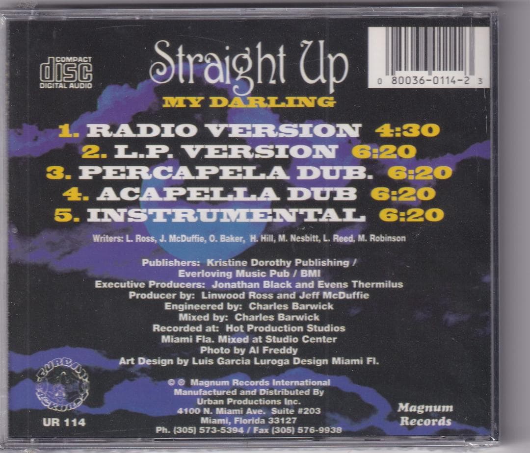 洋楽 Straight Up My Darling