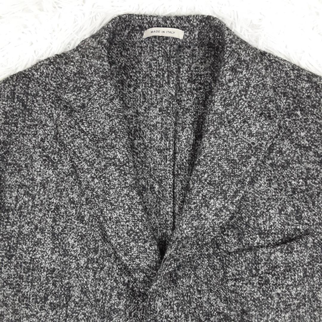 美品◎ANGELO NARDELLI チェスターコート ウールモヘア混 伊製