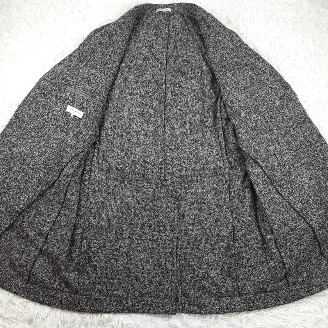 美品◎ANGELO NARDELLI チェスターコート ウールモヘア混 伊製