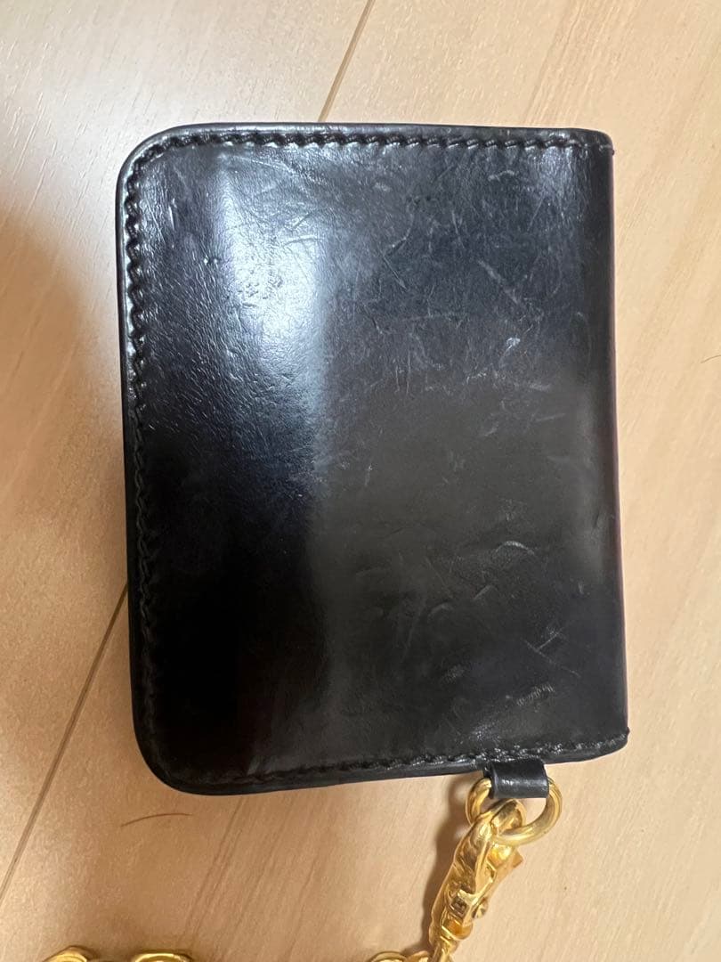 TOM FORD 二つ折り財布 チェーン付き 黒