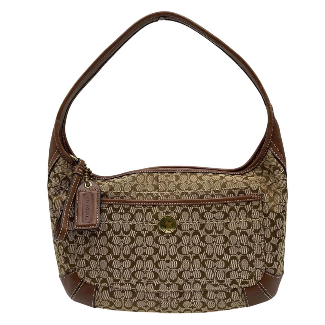 COACH 11294 ミニシグネチャー キャンバス ワンショルダーバッグ