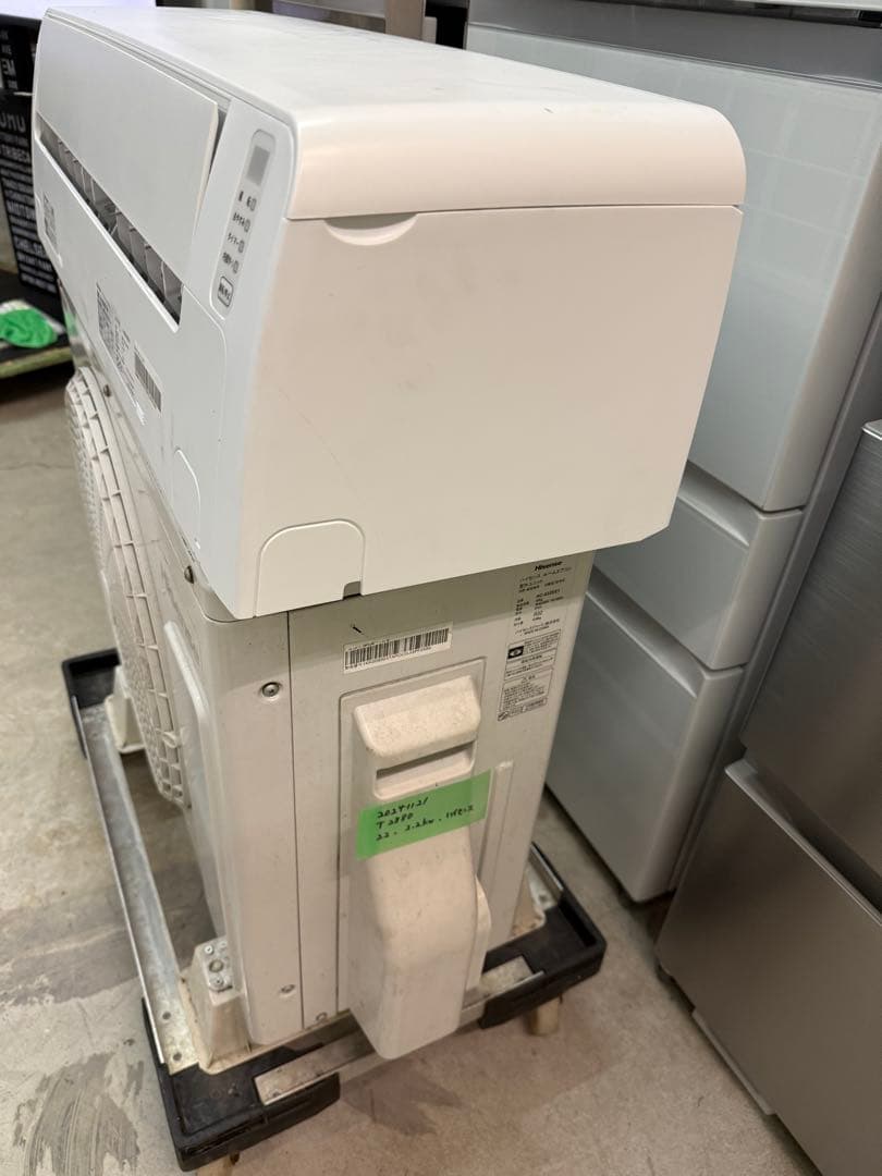 リモ欠【高年式】 2022年式 2.2kw ハイセンスエアコンHA-S22EE1