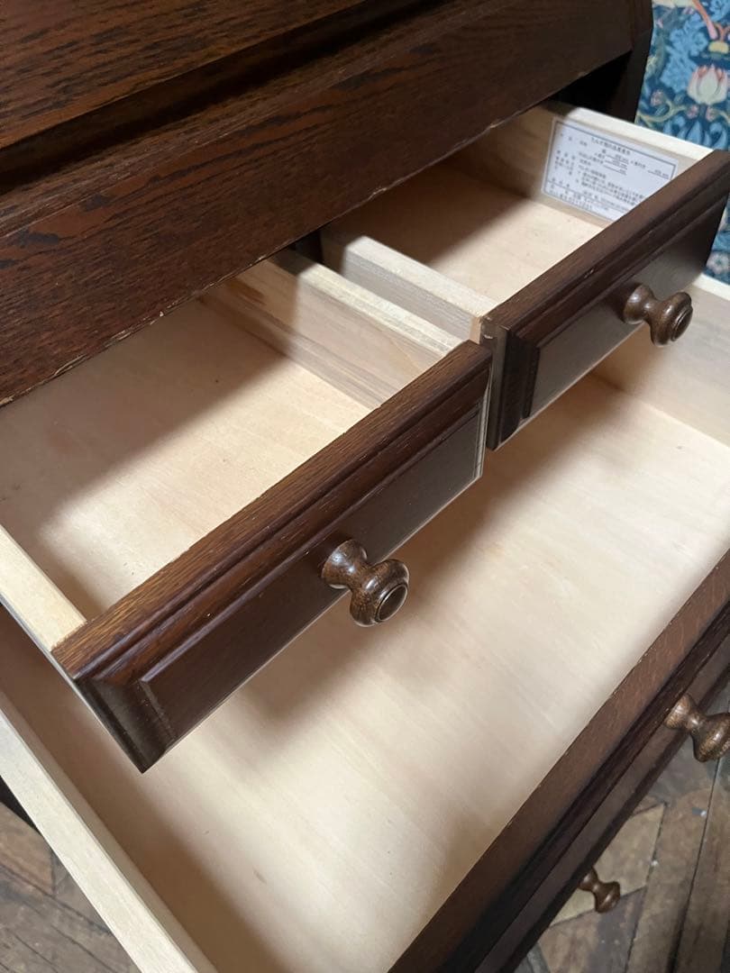 ライティングチェスト デスク インテリア アンティーク 昭和レトロ インテリア