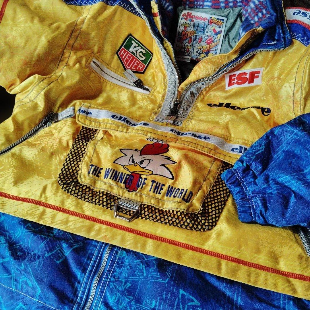 激レア綺麗古着ellesseゴールドウインスキーウェアココリコかわいい状態よし