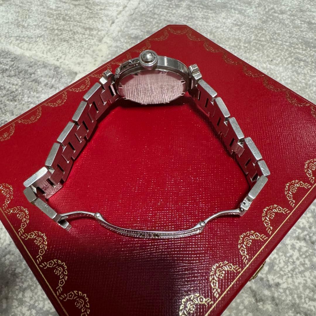 Cartier カルティエ　パシャC W31015M7自動巻　白文字盤　腕時計