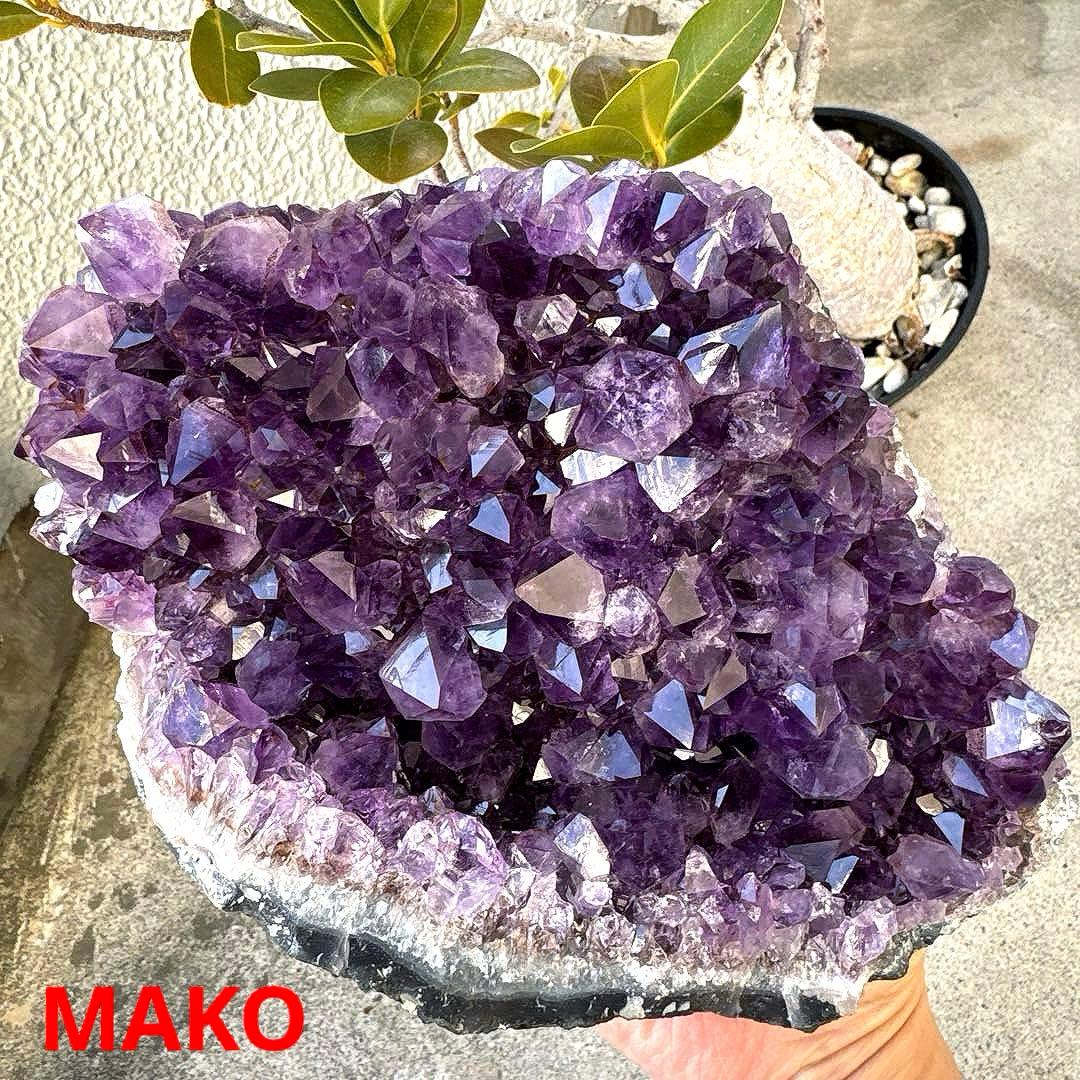 M1888☆アメジストクラスター2.2Kg☆ブラジル産☆天然石☆N60107