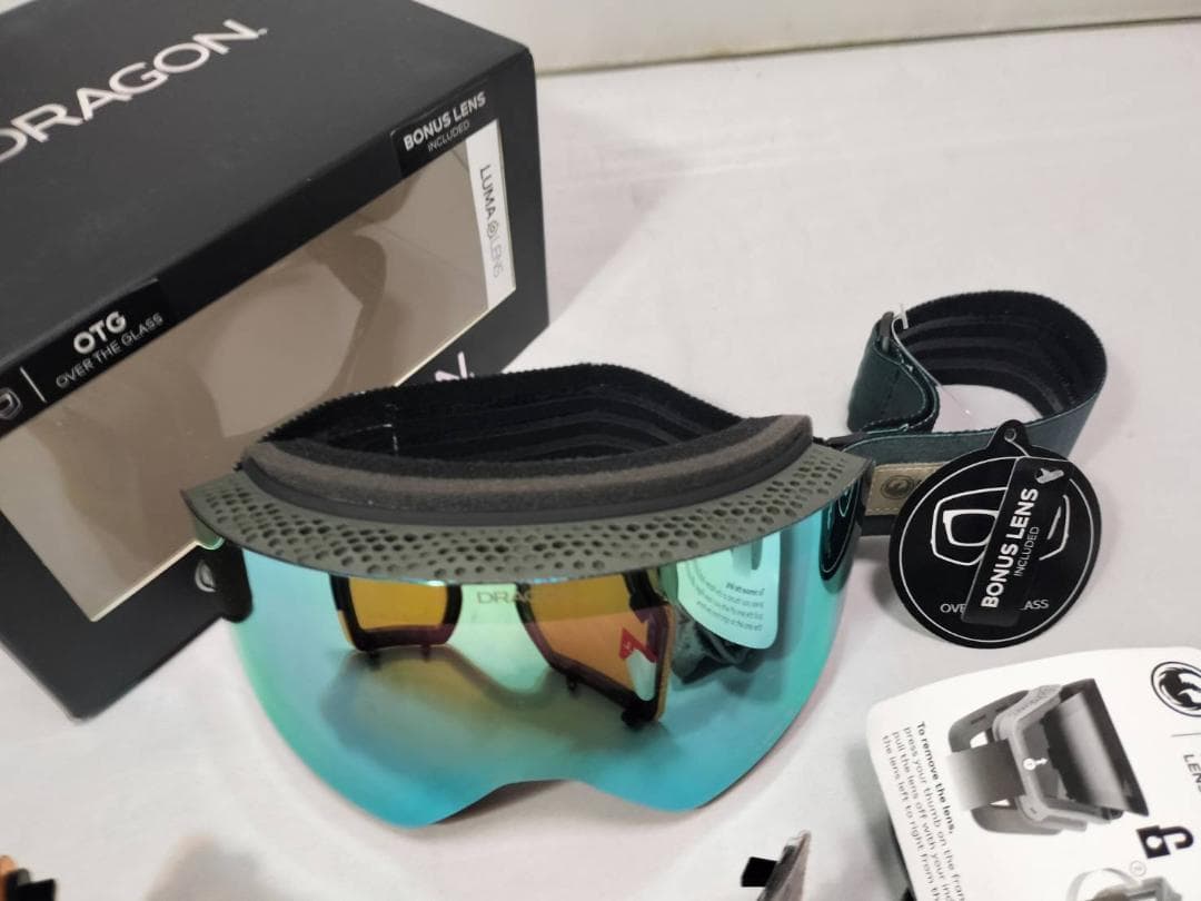 新品　ドラゴン　R1 眼鏡対応　交換レンズ　スノーゴーグル　ルーマレンズ