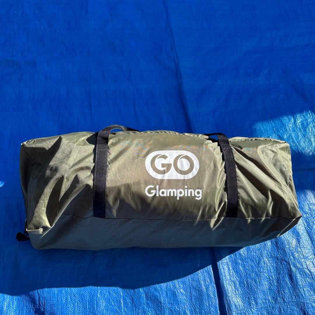 GO GLAMPING ワンポールテント カーキ　ソロ