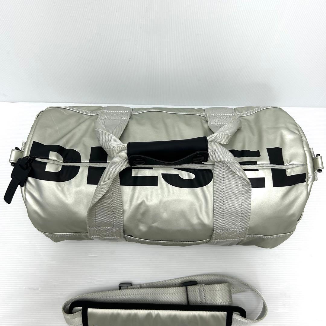 美品✨DIESEL ディーゼル　ロゴ 2way ボストンバッグ　 ドラムバッグ