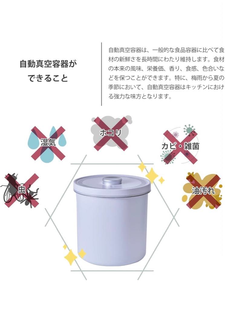 全自動真空保存容器 AUTO FRESH KEEPER 10㎏13L 美品