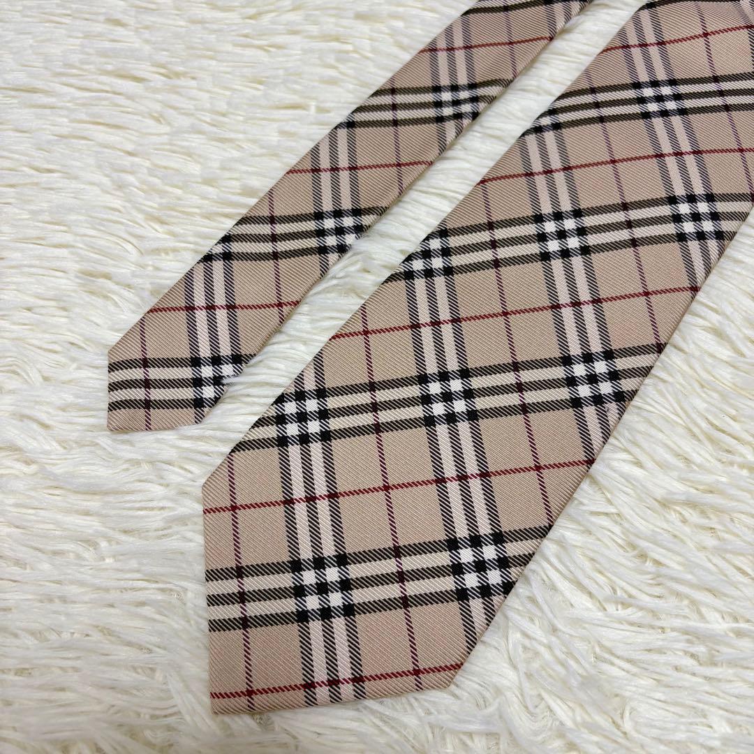 未使用 BURBERRY LONDON バーバリー ネクタイ ノバチェック
