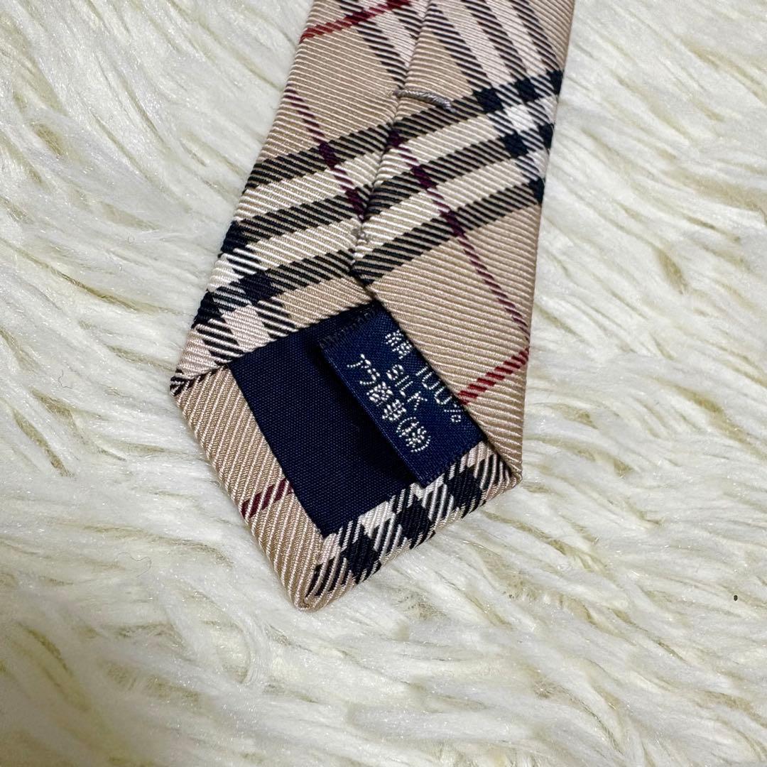 未使用 BURBERRY LONDON バーバリー ネクタイ ノバチェック