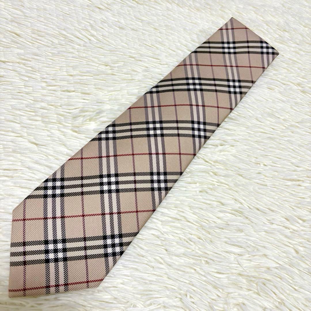未使用 BURBERRY LONDON バーバリー ネクタイ ノバチェック
