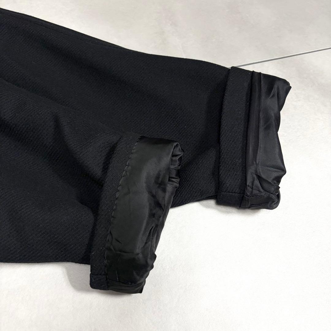 スマイルくん＾＾さま ザラ✳︎ロングガウンコート　マンテコ　ウール　ブラック　ショ