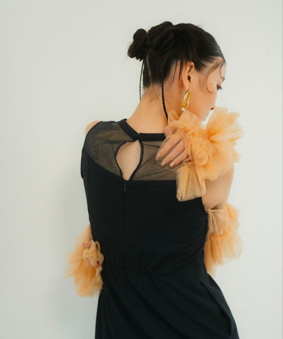 新品未使用 ANDRESD detached sleeve dress Lサイズ