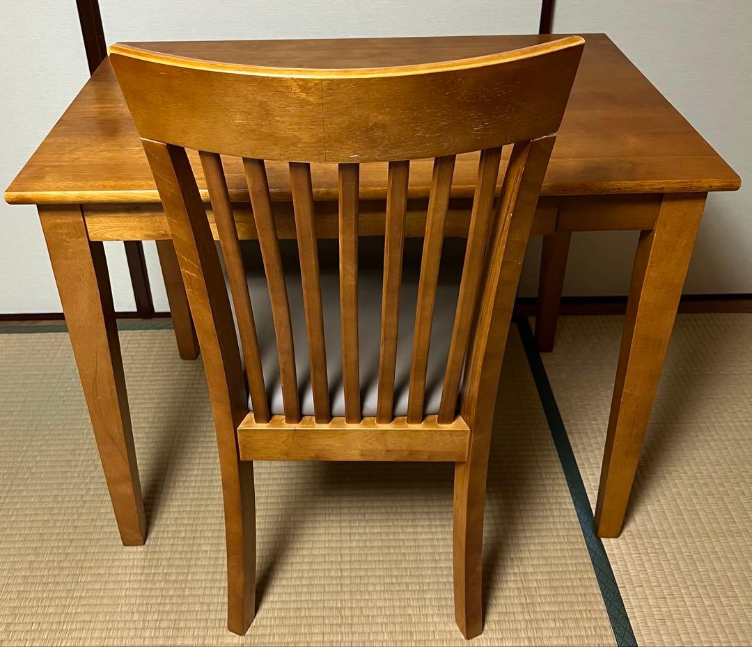 ヤマソロ製木製デスク引出し付き　(チェアーは譲渡済み)