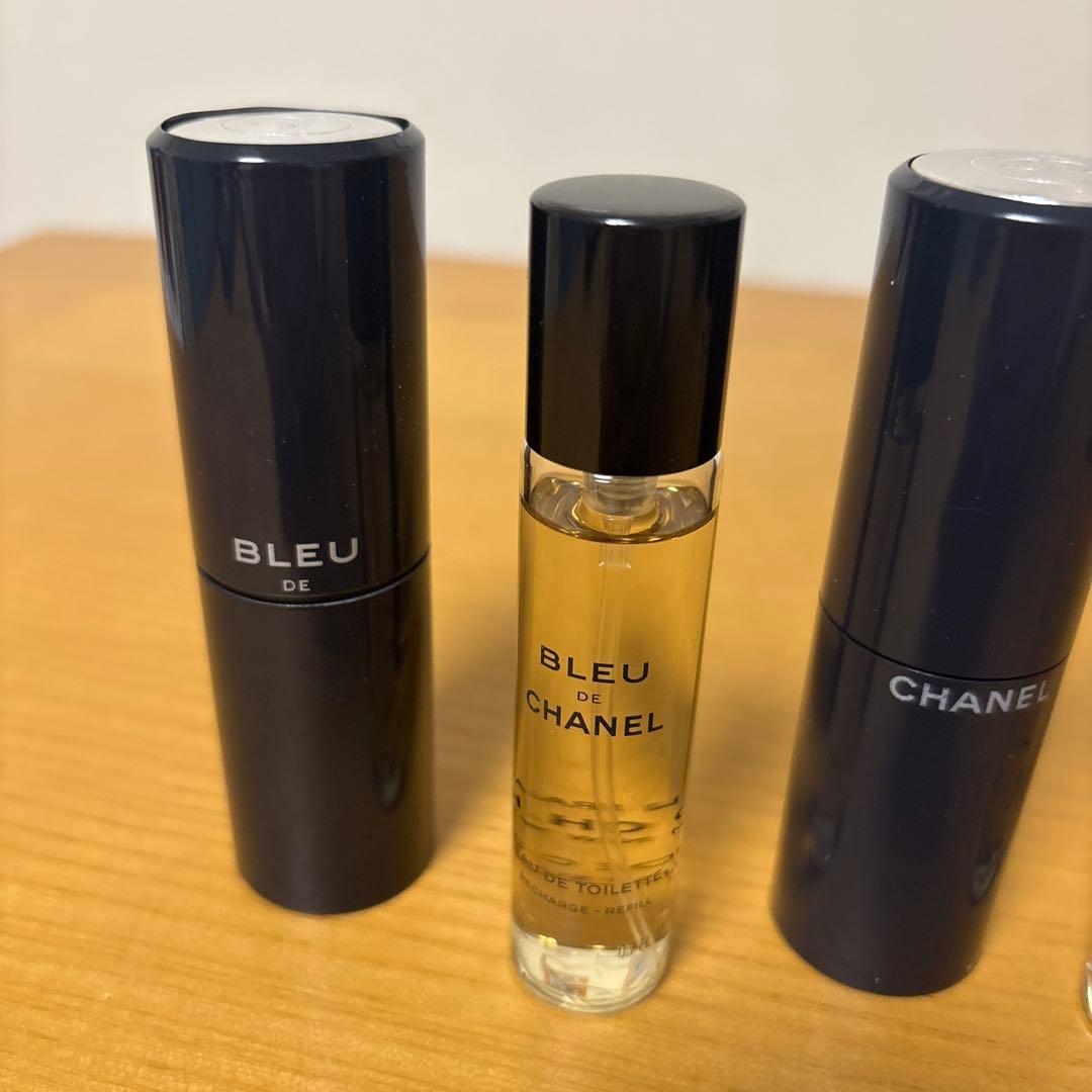 CHANEL ブルー ドゥ シャネル トラベル スプレイ 2本➕レフィル2本。