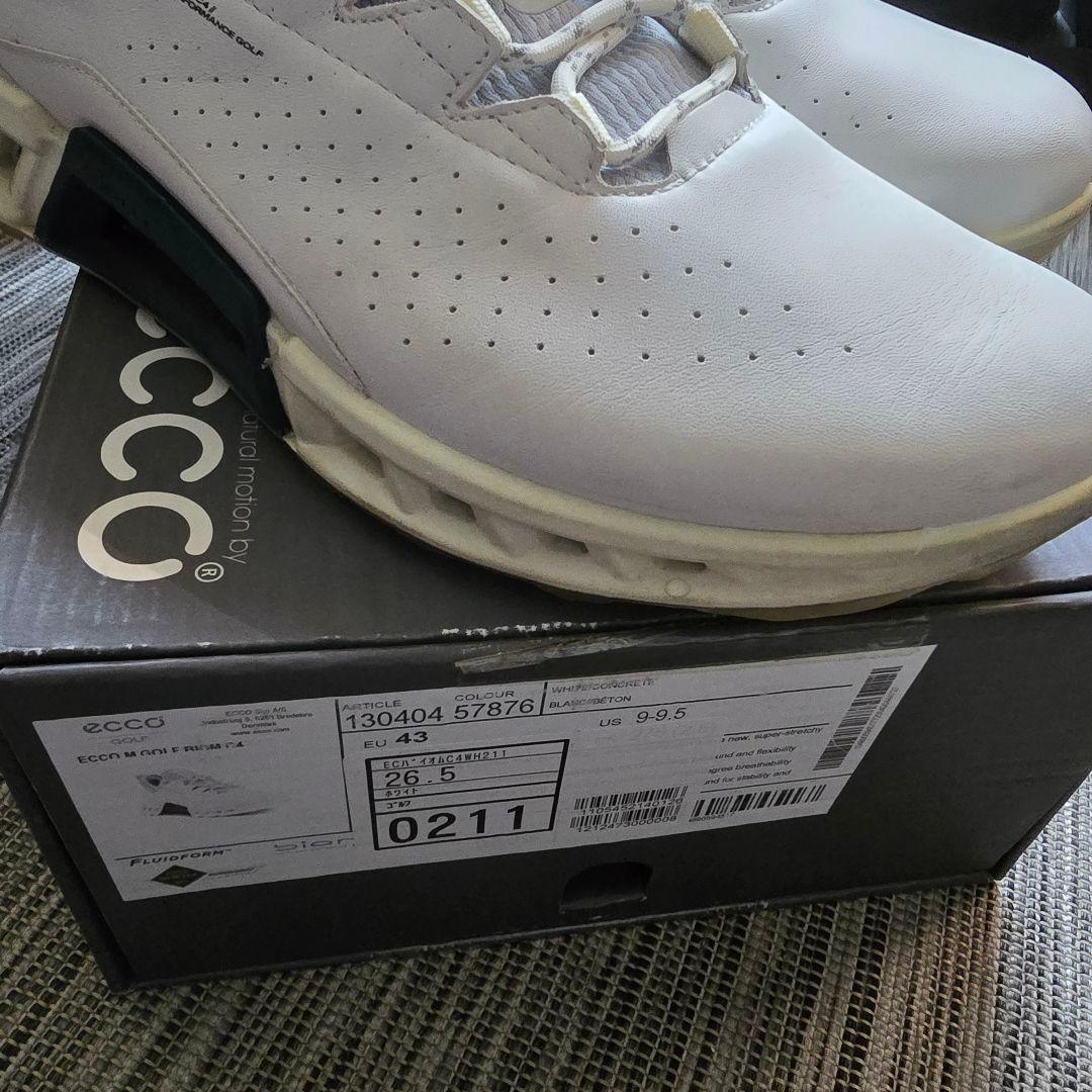 【コース未使用】ECCO GOLF BIOM C4 ゴアテックスゴルフシューズ