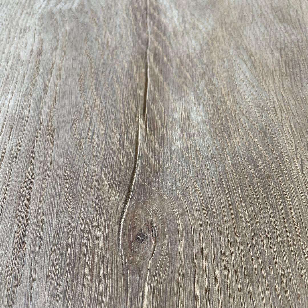 ビンテージ　ラウンドサイドテーブル コーヒーテーブル　剥離