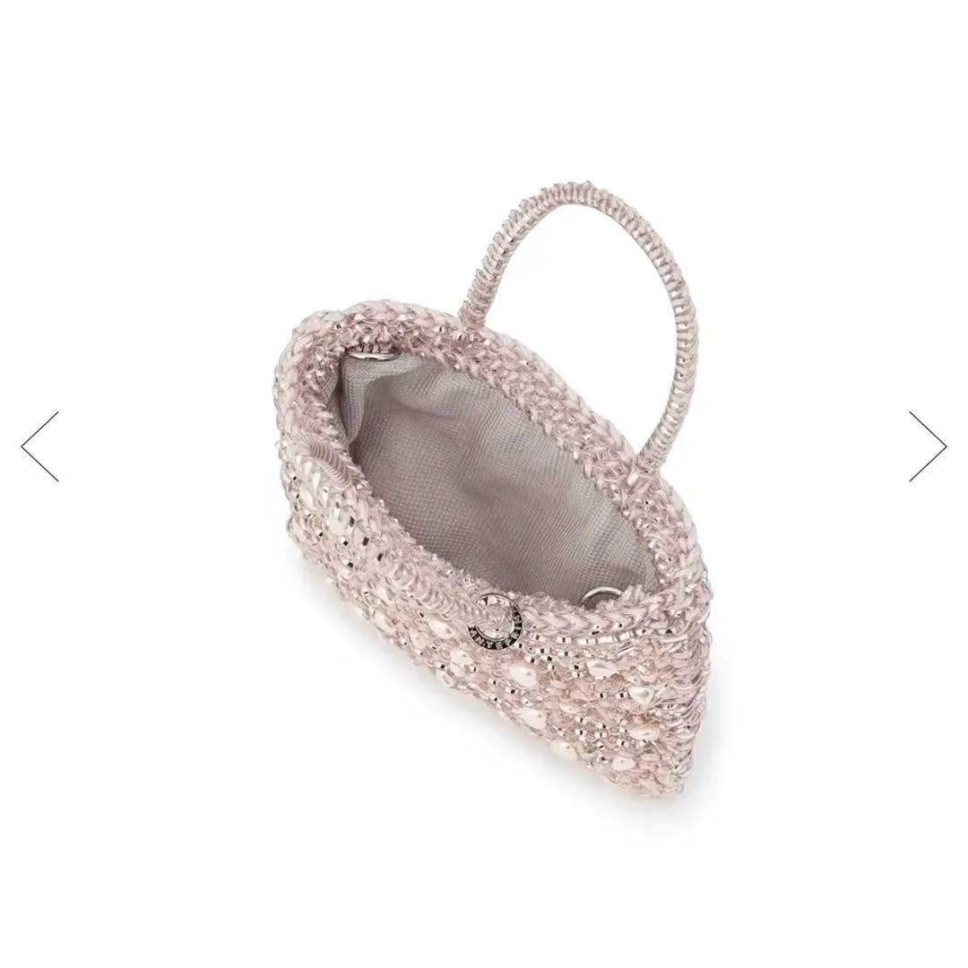 【ANTEPRIMA】アンテプリマ　ハートパール　限定色オーロラホワイト