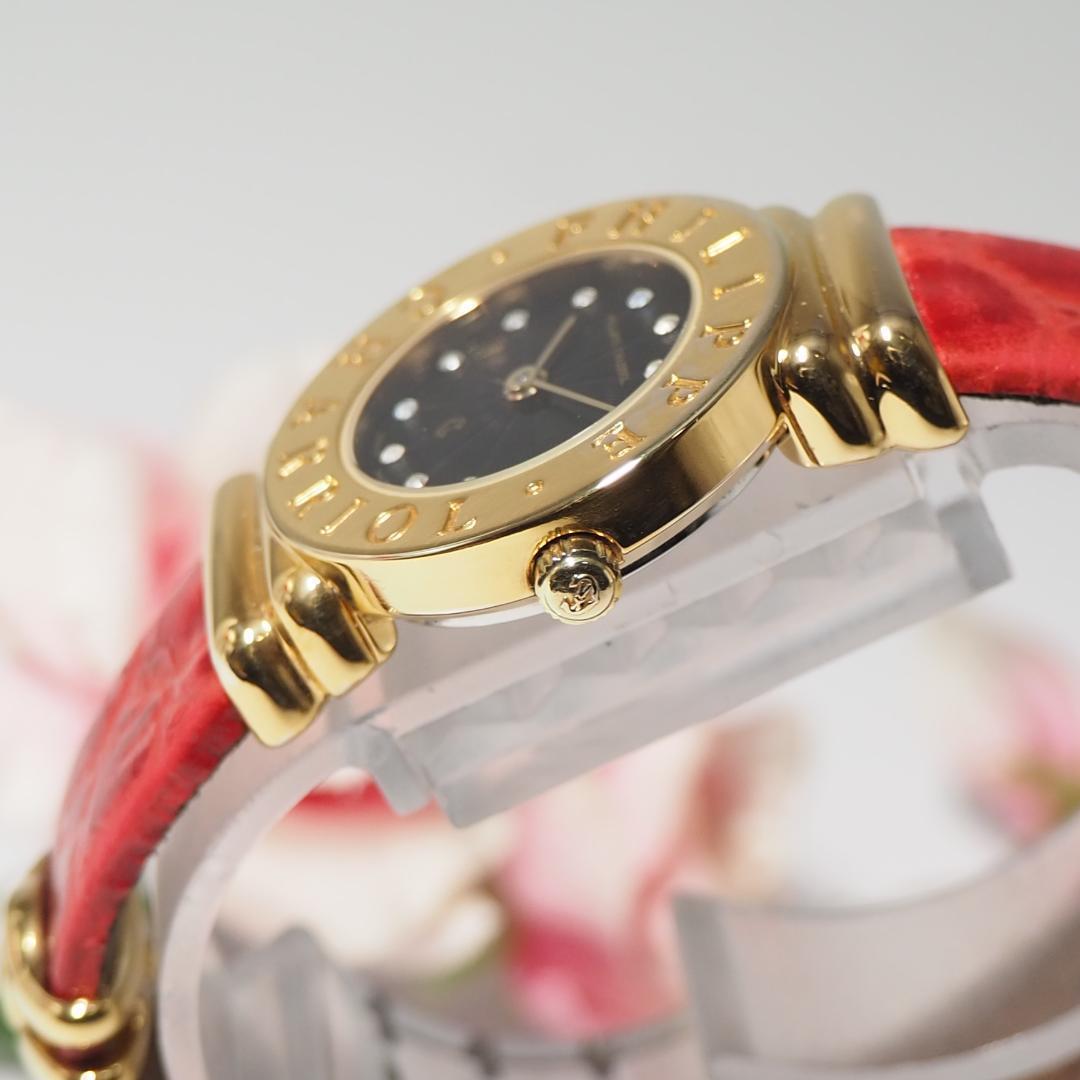 美品 シャリオール CHARRIOL サントロペ 12Pダイヤ 腕時計 F754