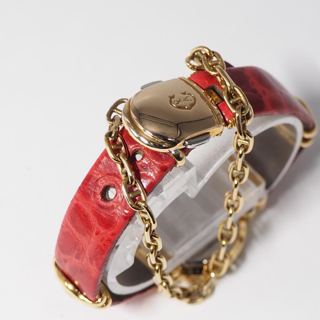 美品 シャリオール CHARRIOL サントロペ 12Pダイヤ 腕時計 F754