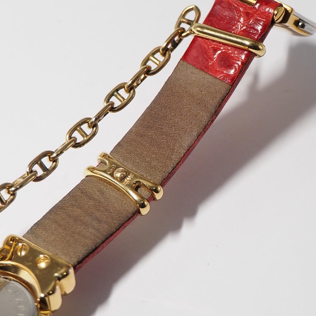 美品 シャリオール CHARRIOL サントロペ 12Pダイヤ 腕時計 F754