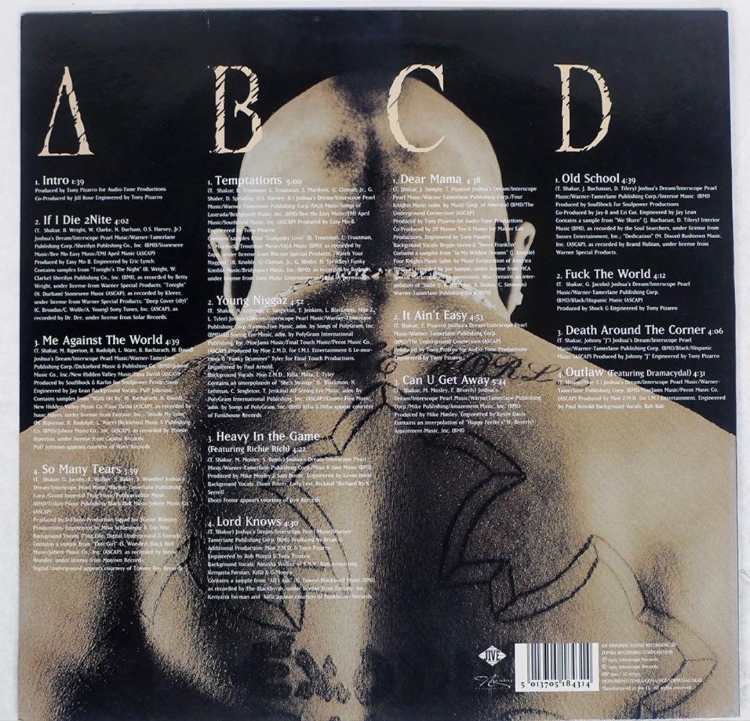 洋楽 2LP 2pac me against the world