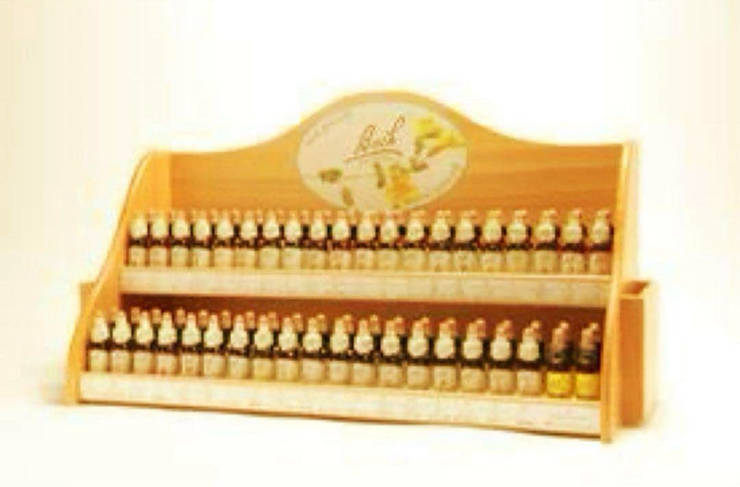 バッチフラワーレメディ　木製ディスプレイ