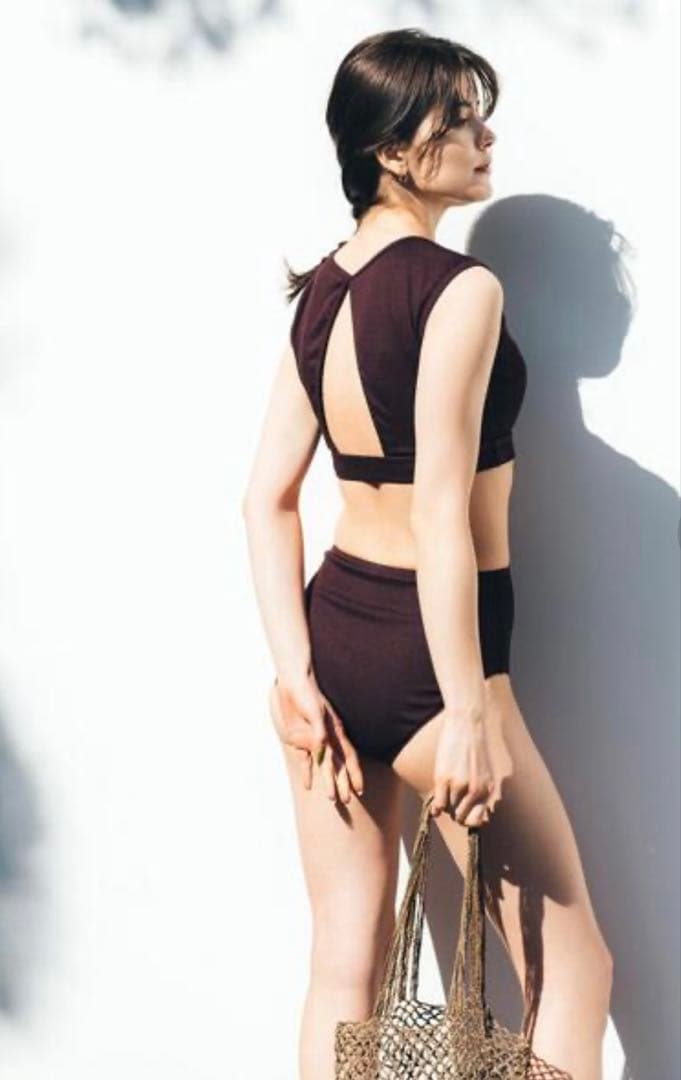 ビスケット 新品 ユナイテッドアローズ バックオープンリブタンクショーツ