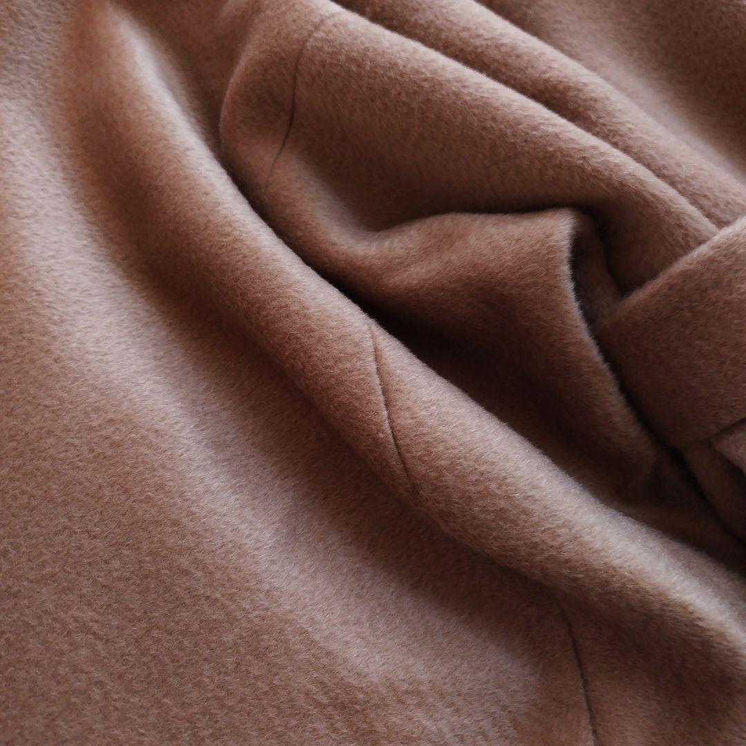 美品✨ロクサンダ イギリス製 ウール モヘア シルク ノーカラー コート