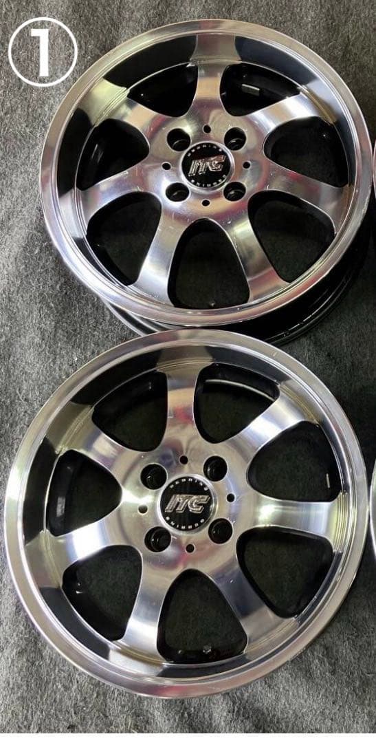 ☆RAYS☆ITC☆15×5.5J+45☆100/4穴☆