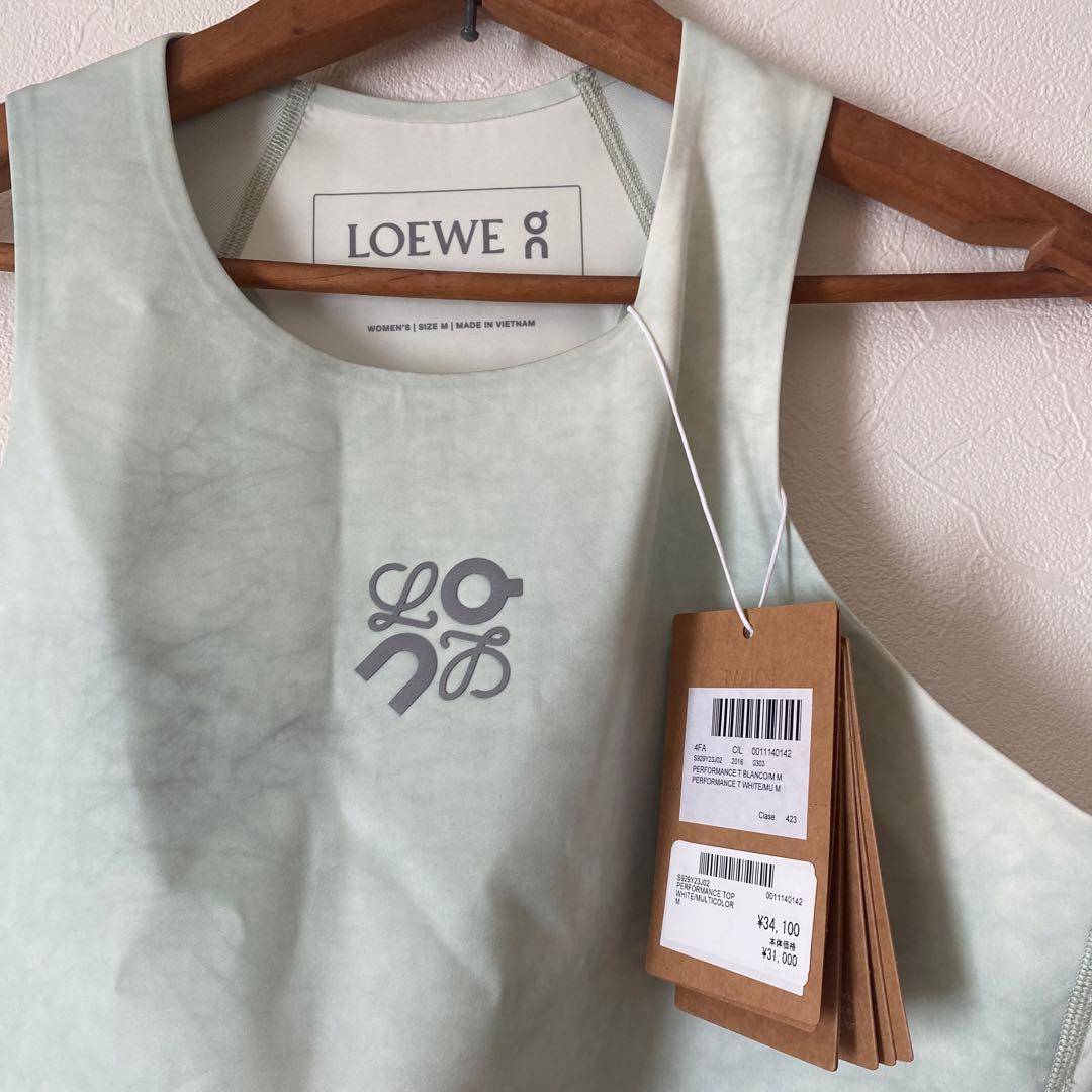 新品タグ付き　LOEWE ミントグリーン タンクトップ　M