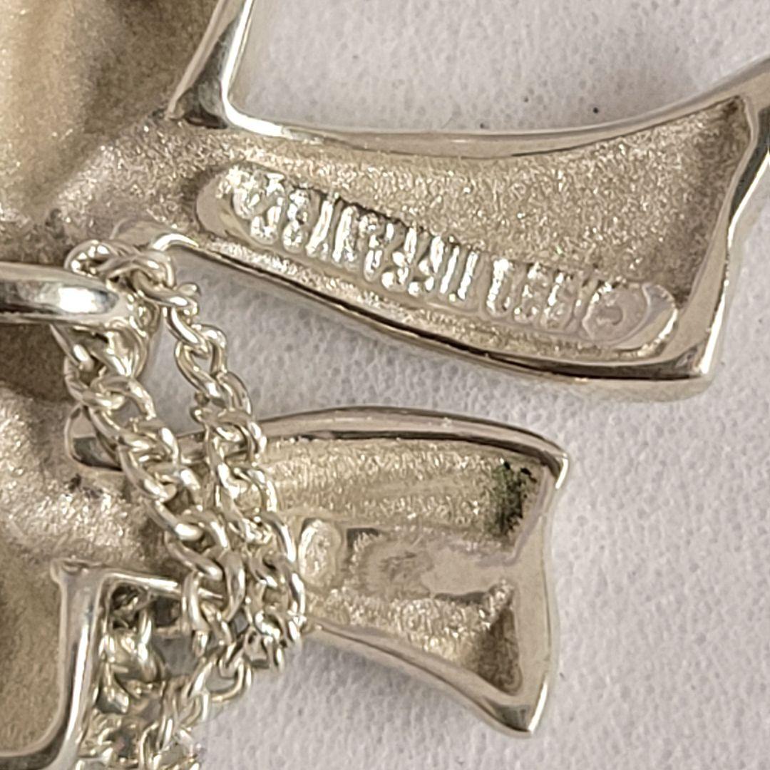 極美品✨️ ティファニー リボン ネックレス 廃盤品 シルバー ペンダント